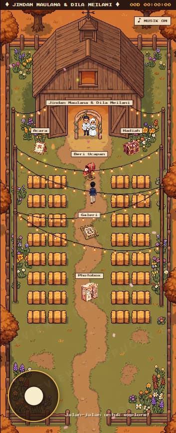 Pixel game map preview