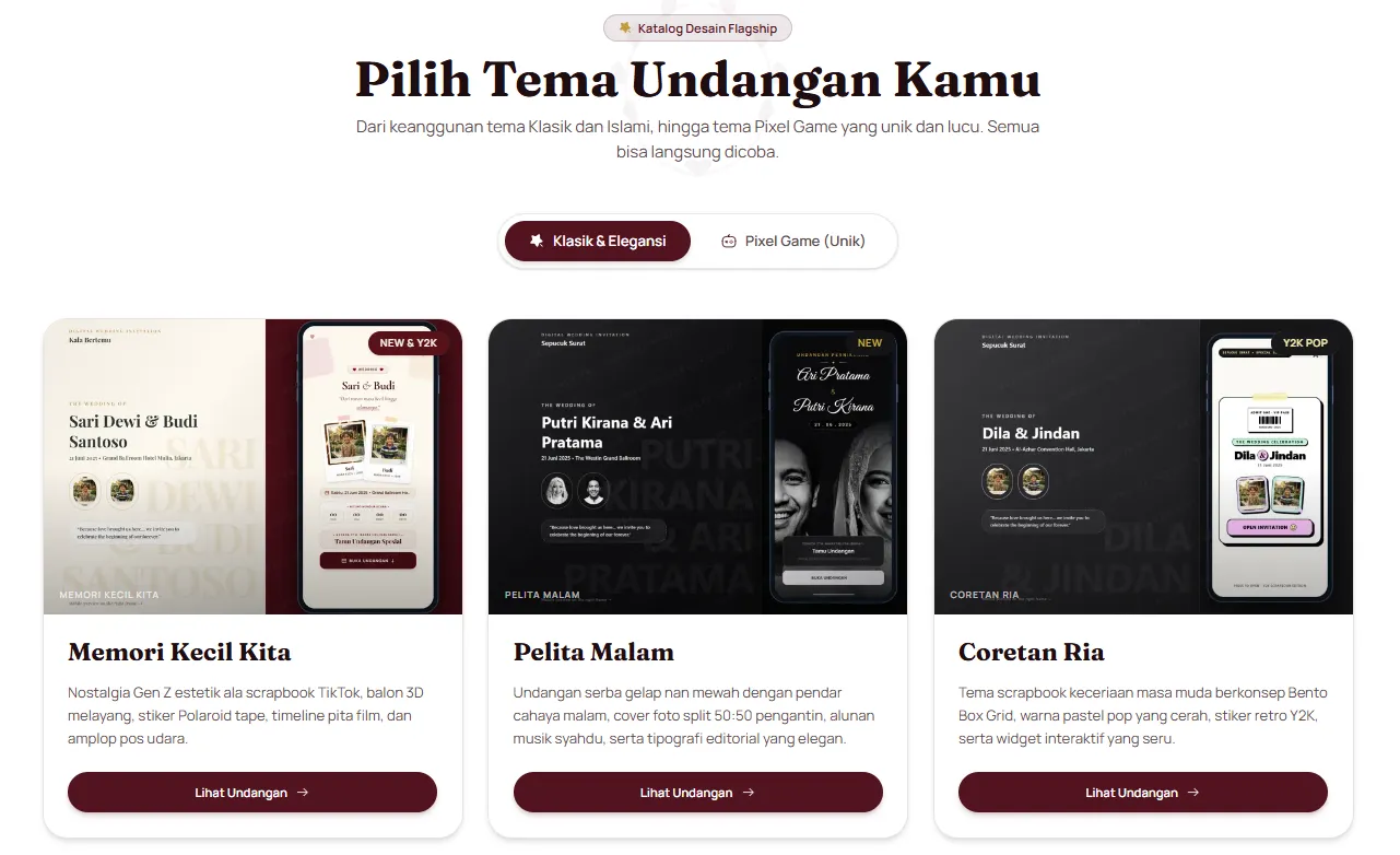 Langkah 01, Pilih Tema & Pesan